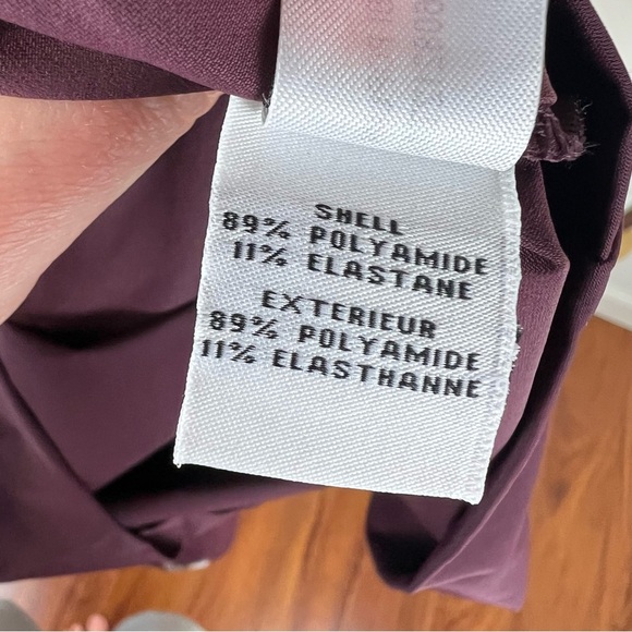 Diane Von Furstenberg Gabi Poplin Ruched Dress Burgundy Red Size 4 - Picture 8 of 8